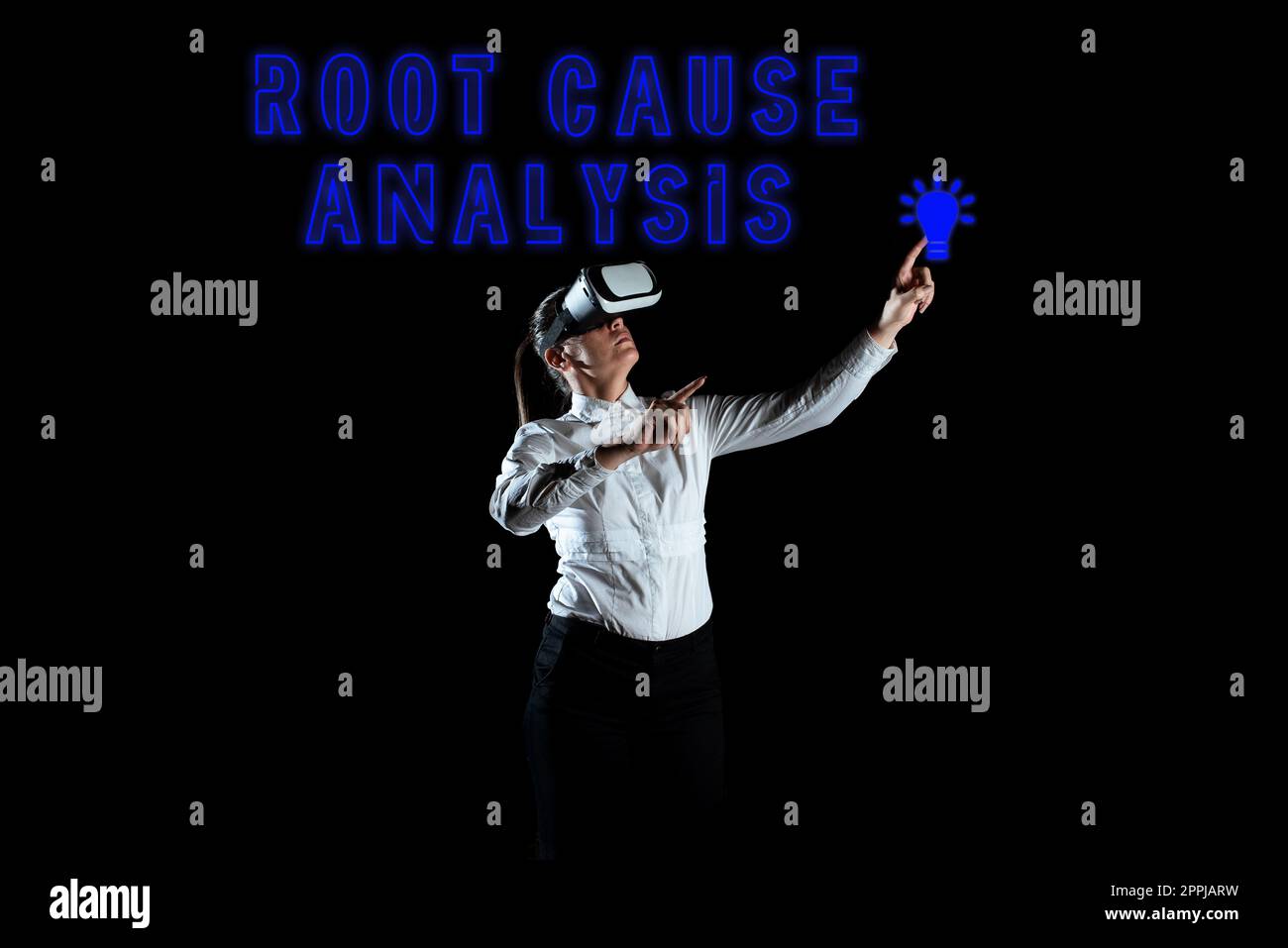 Text showing inspiration Root Cause Analysis. Word Written on Method of Problem Solving Identify Fault or Problem Stock Photo