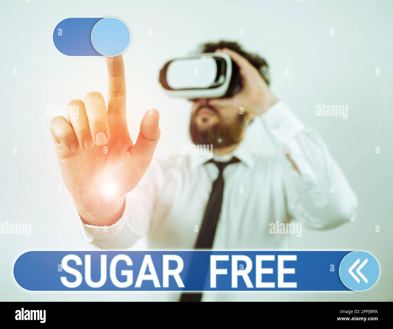 Writing displaying text Sugar Free. Internet Concept containing an artificial sweetening substance instead of sugar Stock Photo