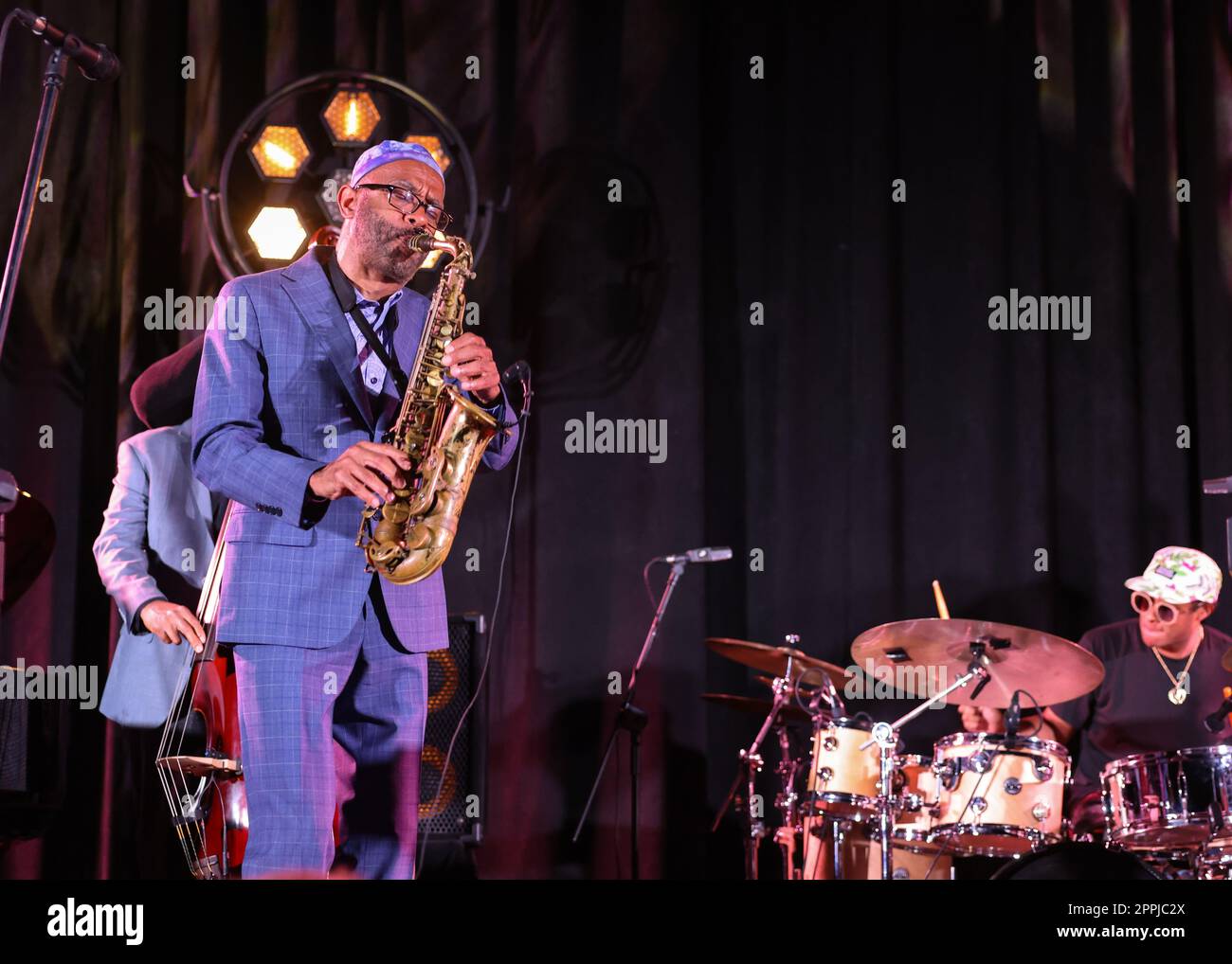 Kenny Garrett Quintet at Summer Jazz Festival in Cracow, Poland Stock Photo