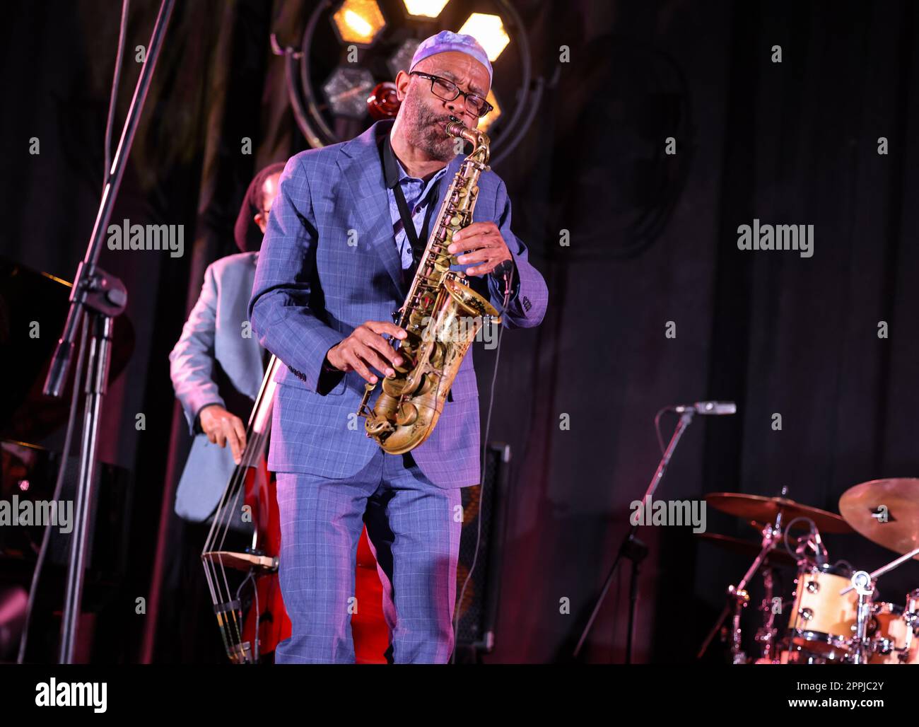 Kenny Garrett Quintet at Summer Jazz Festival in Cracow, Poland Stock Photo