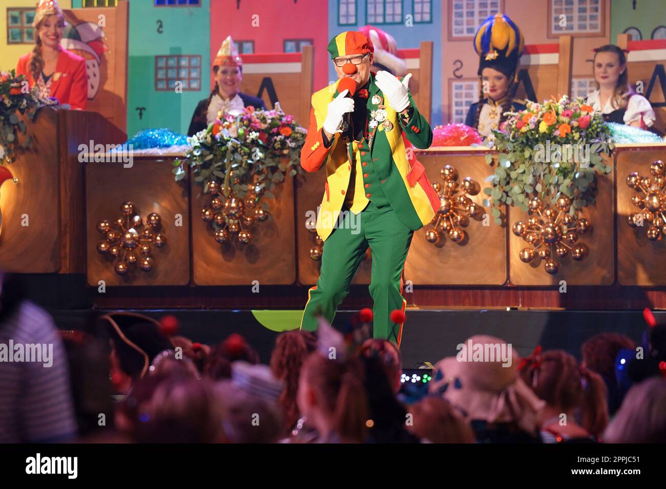 Koelner Karneval - Aufzeichung der ZDF Maedchensitzung Stock Photo