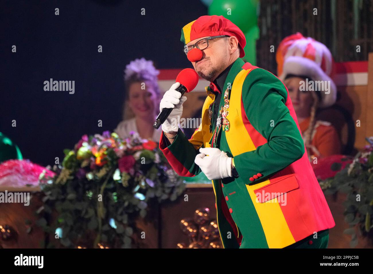 Koelner Karneval - Aufzeichung der ZDF Maedchensitzung Stock Photo