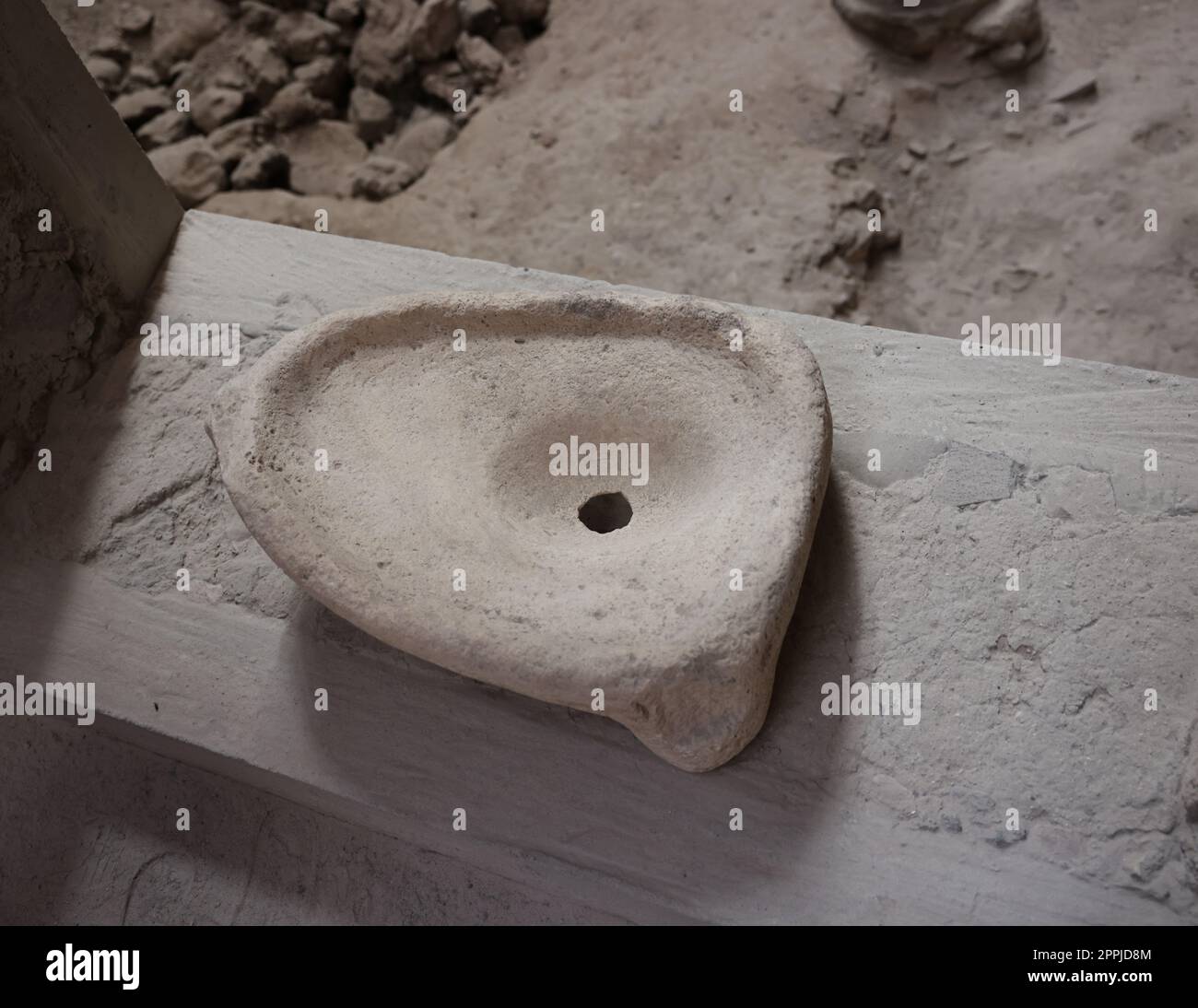 Akrotiri, excavation site of a Minoan Bronze Age settlement on the