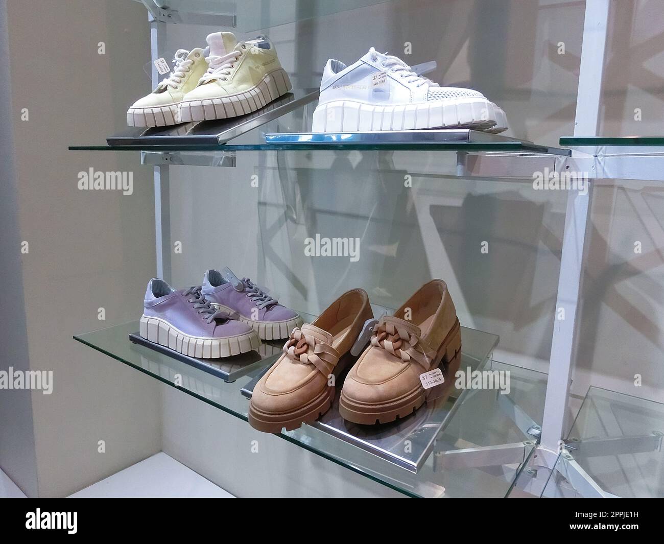 Bata Shoes store in Prague, Czech Republic Stock Photo - Alamy
