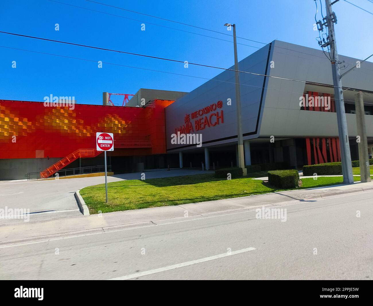 Casino at Dania Beach, Florida, USA Stock Photo