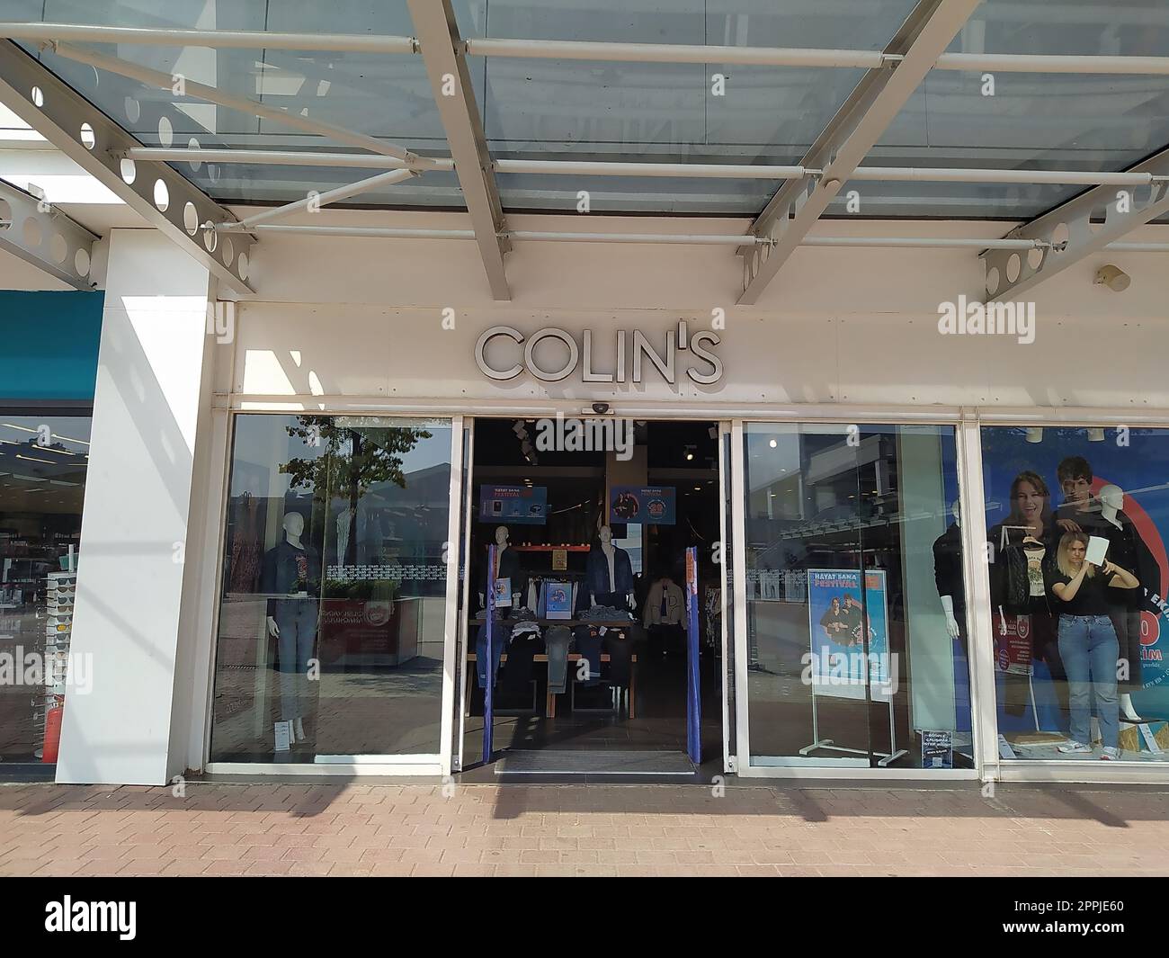 Bursa, Turkey - September 16, 2022: Colin's store Stock Photo