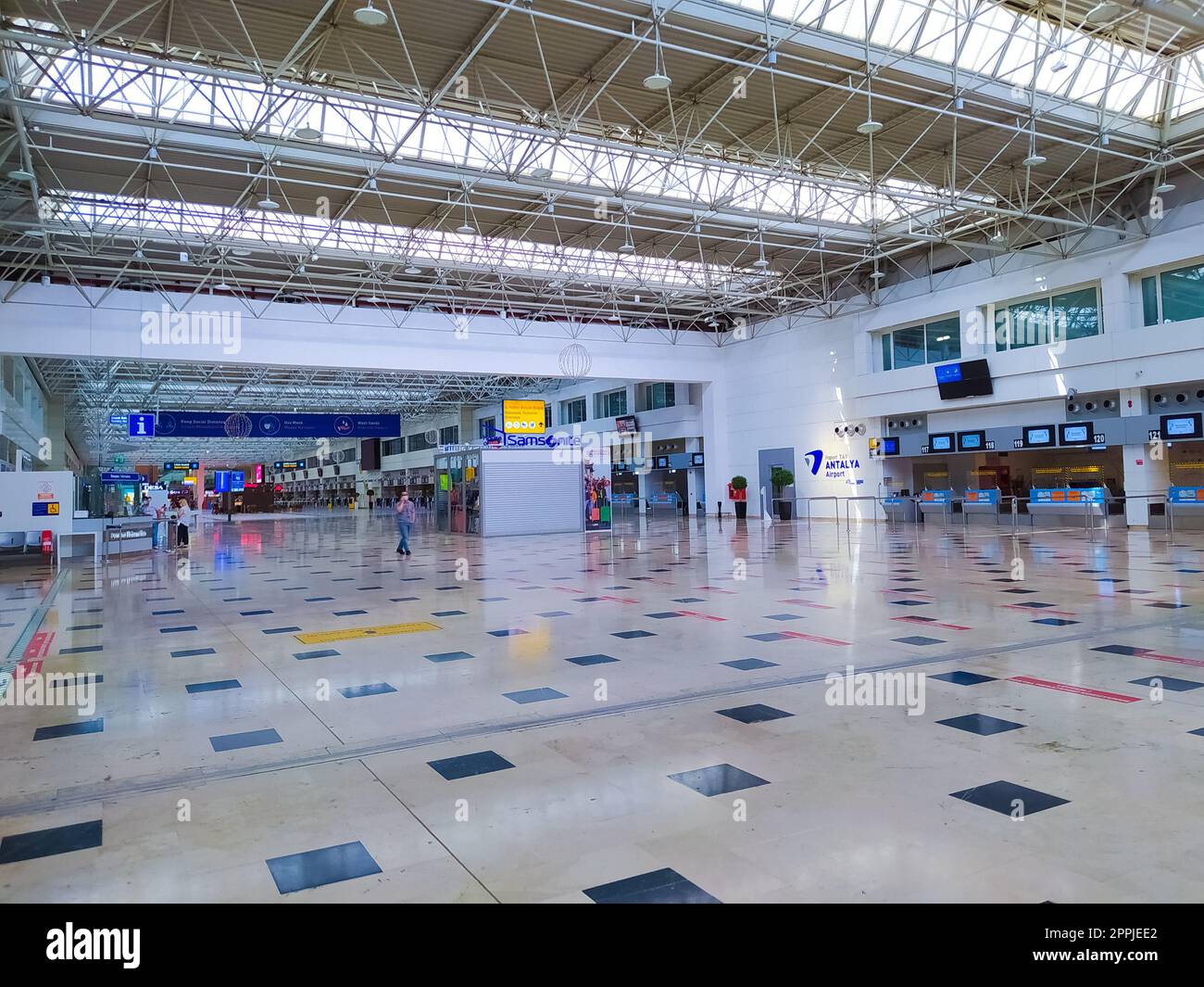 Antalya Airport, an international terminal Stock Photo - Alamy