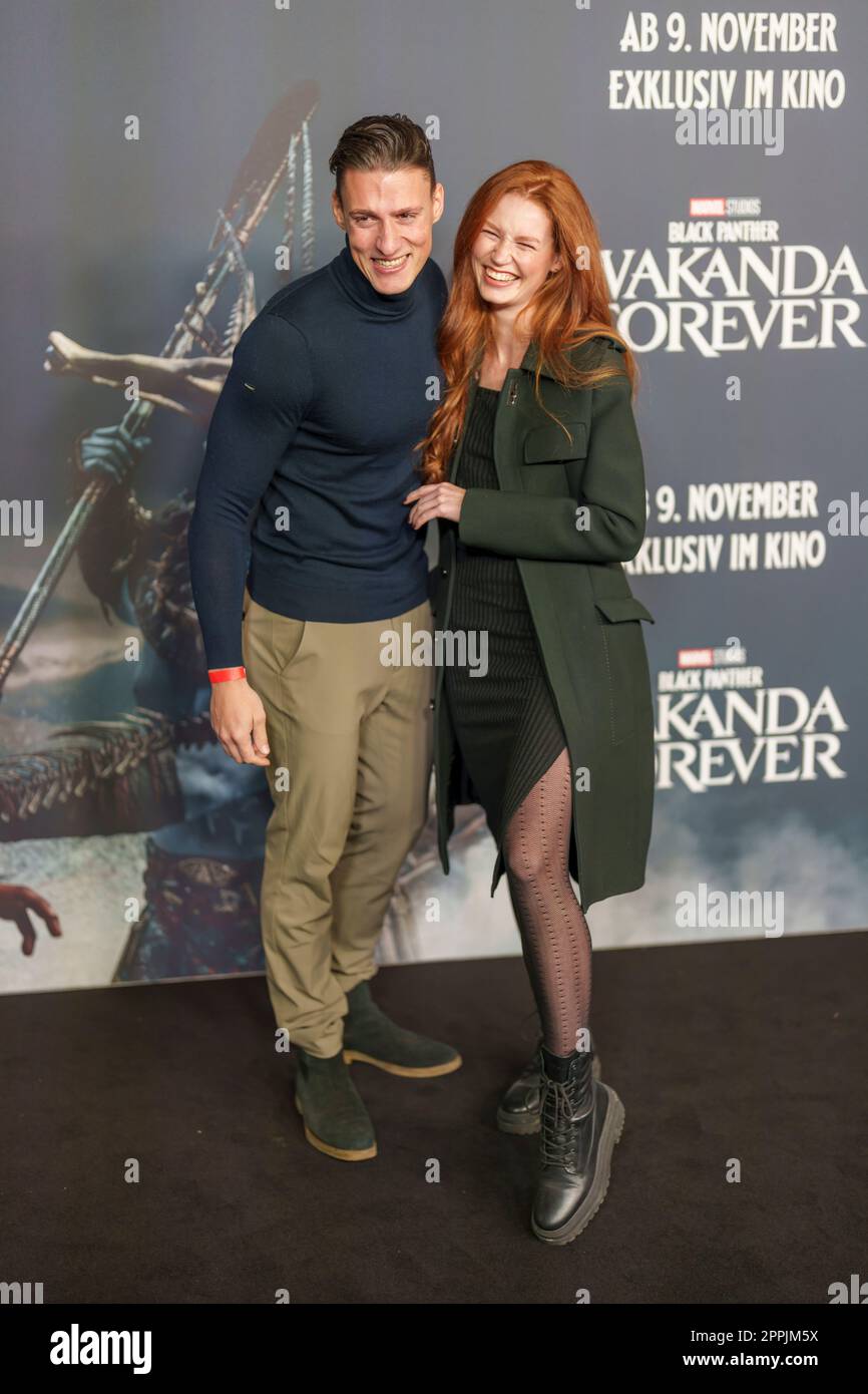 Yul Oeltze and Jana Heinisch attend the