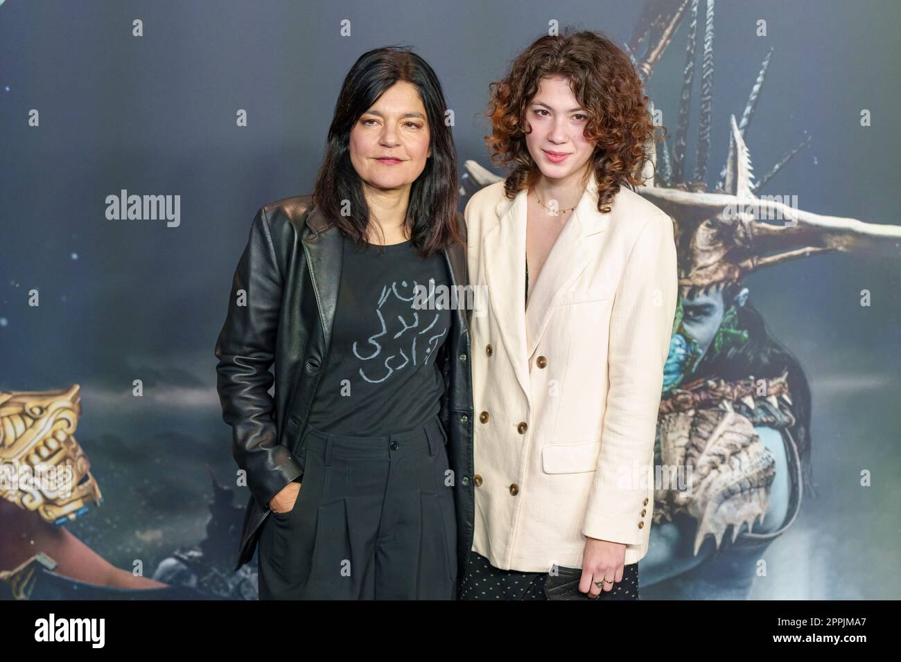 Jasmin Tabatabai with daughter Angelina Sherri Rose Zamora attends the