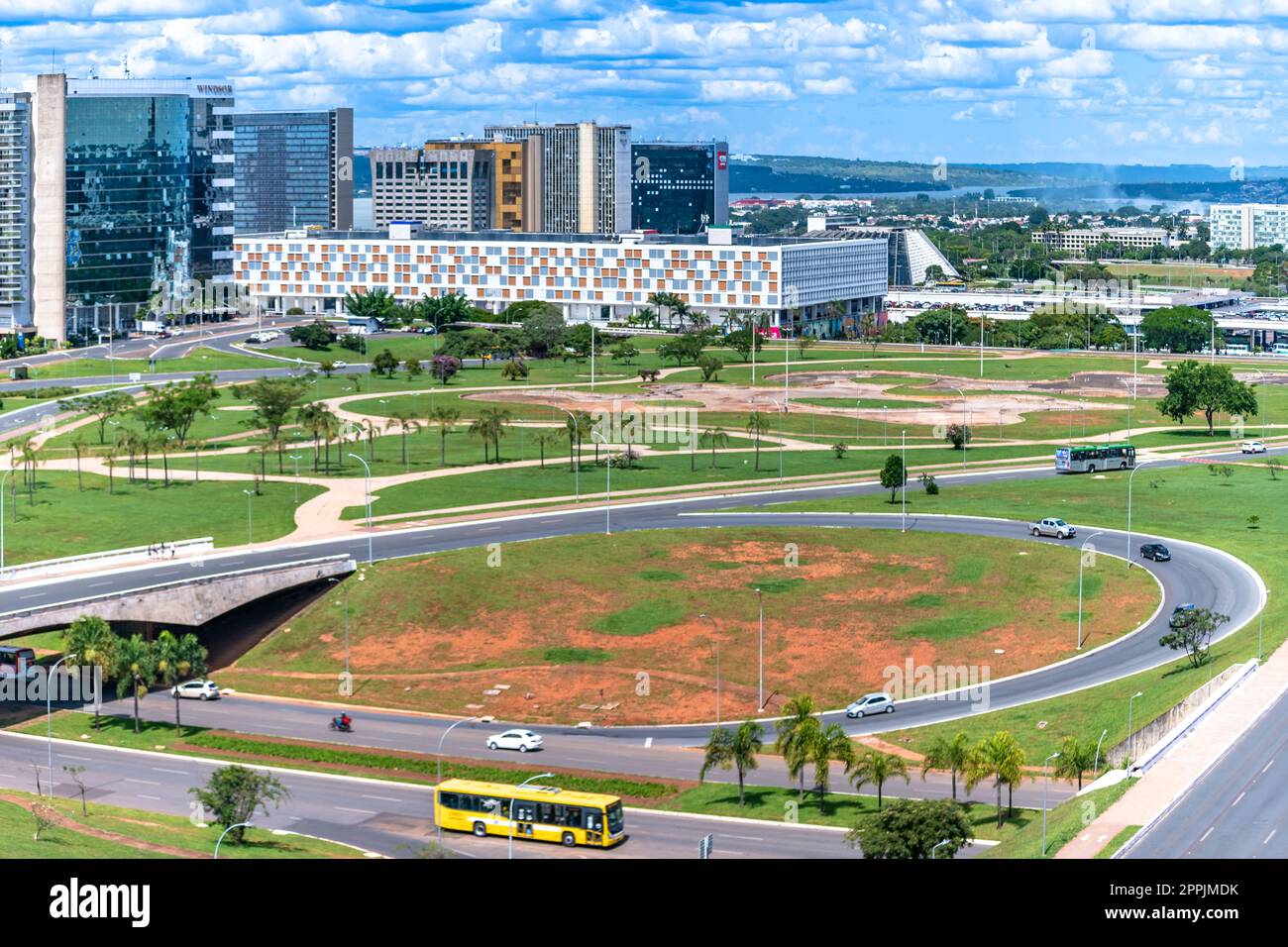 Brasilia, Brazil February 28, 2022 Capital city skyline with modern