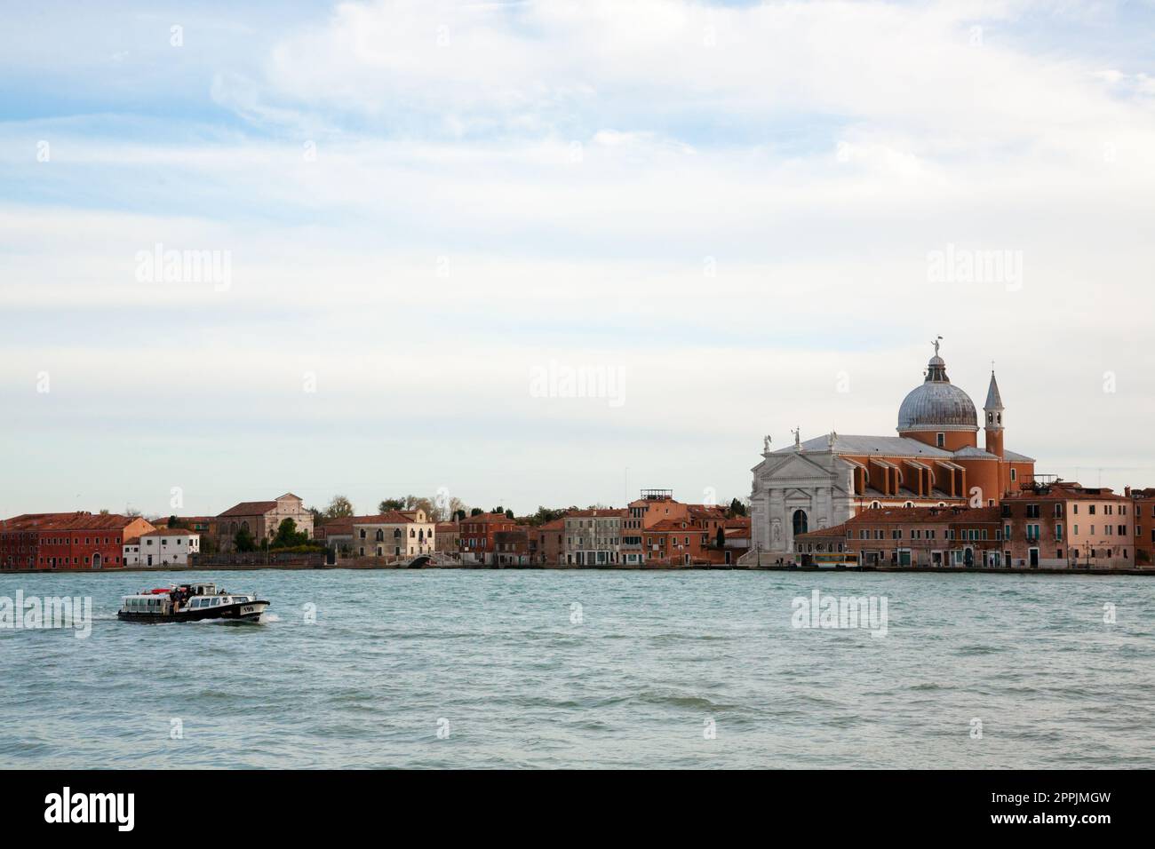 Church of the Most Holy Redeemer. Venice landscape, Italy Stock Photo