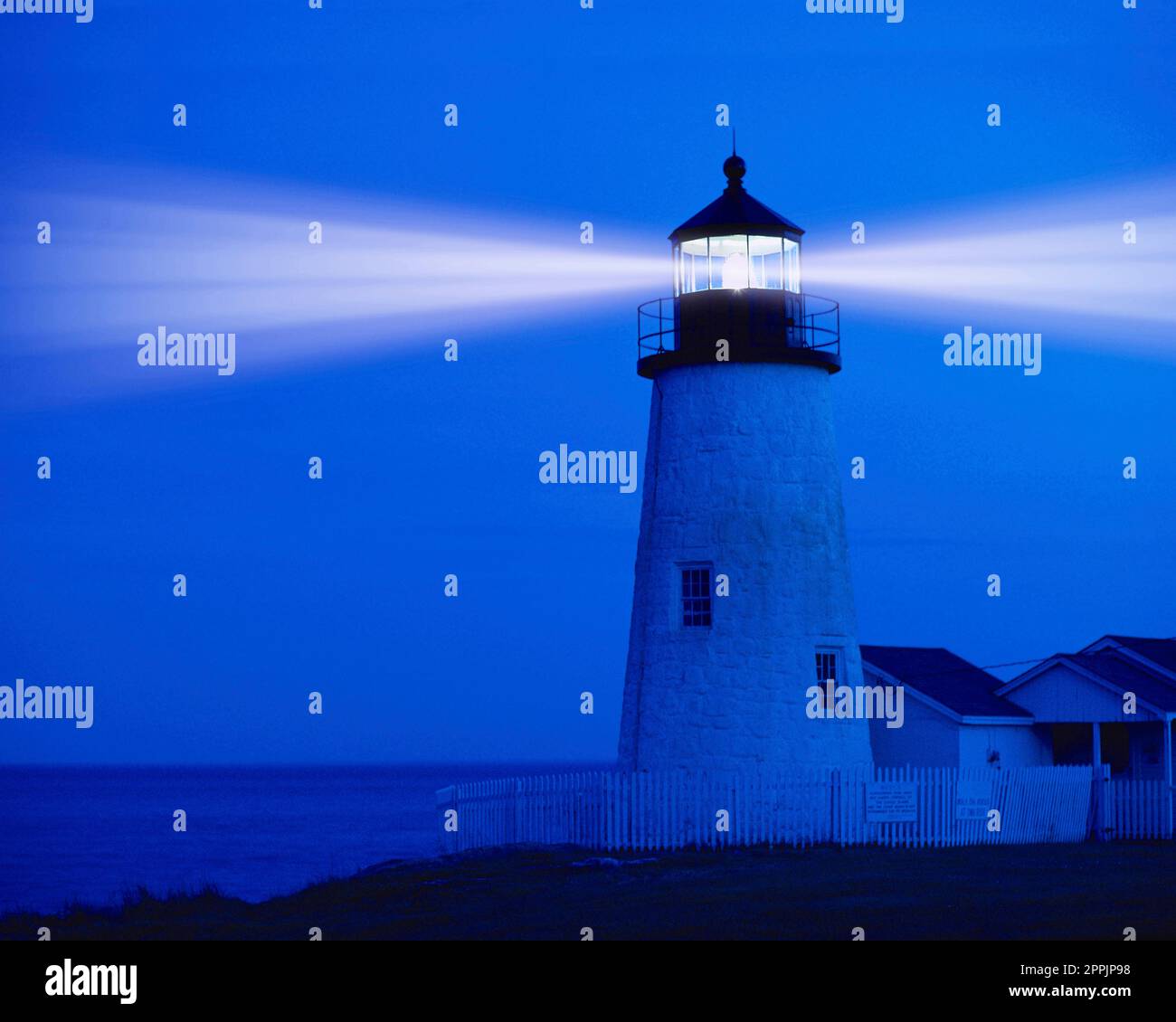 Pemaquid Lighthouse. Stock Photo