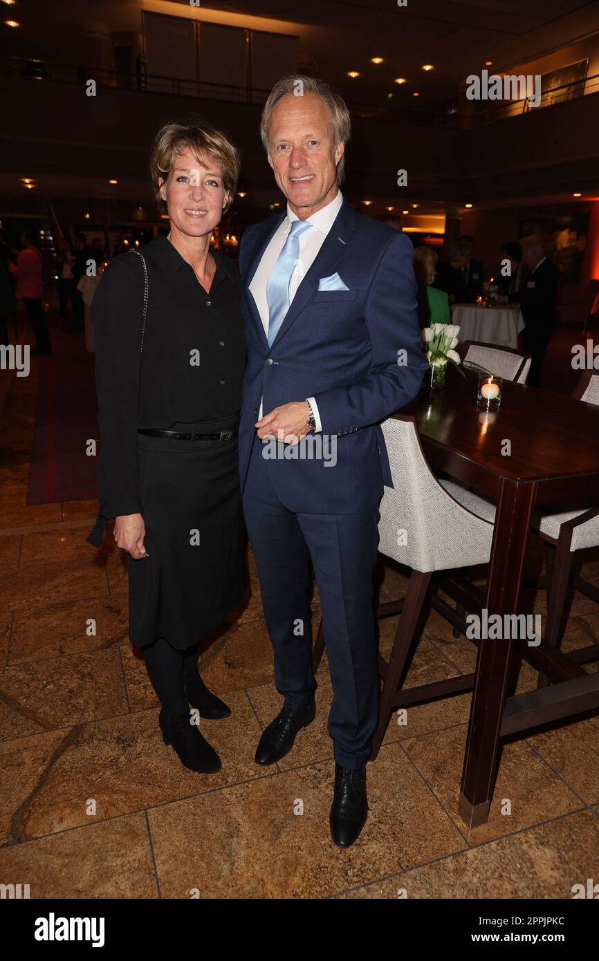 Christina Block,Gerhard Delling,Blankenese New Years Reception 2023 At