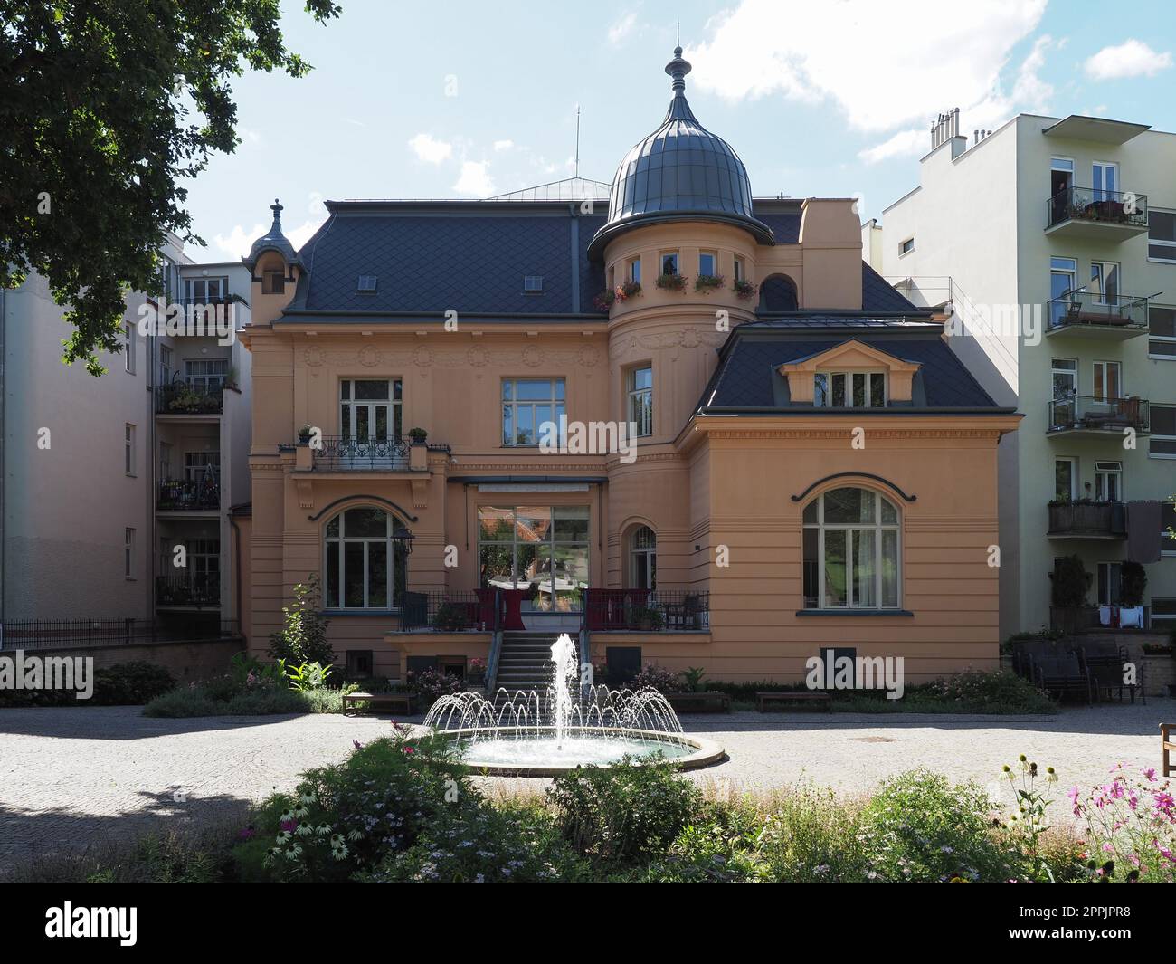 Villa Loew Beer in Brno Stock Photo