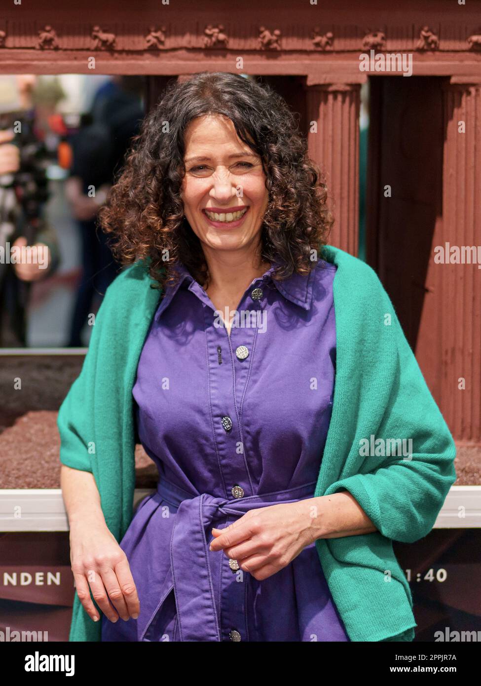 Bettina Jarasch, Senator for the Environment, Mobility, Consumer and Climate Protection, at the opening tour in Berlin Hall 22a of the International Green Week in Berlin 2023. Stock Photo