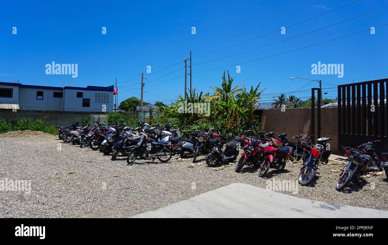 Puerto Plata, Dominican Republic Private Kawasaki Motorcycle Stock
