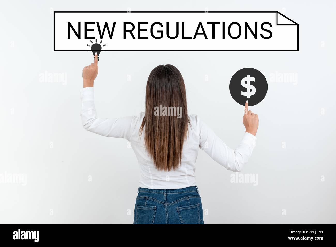 Conceptual display New Regulations. Business showcase Regulation controlling the activity usually used by rules. Stock Photo