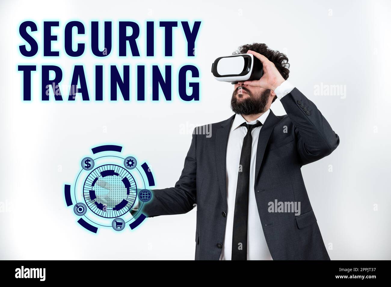 Text showing inspiration Security Training. Business showcase providing security awareness training for end users Stock Photo