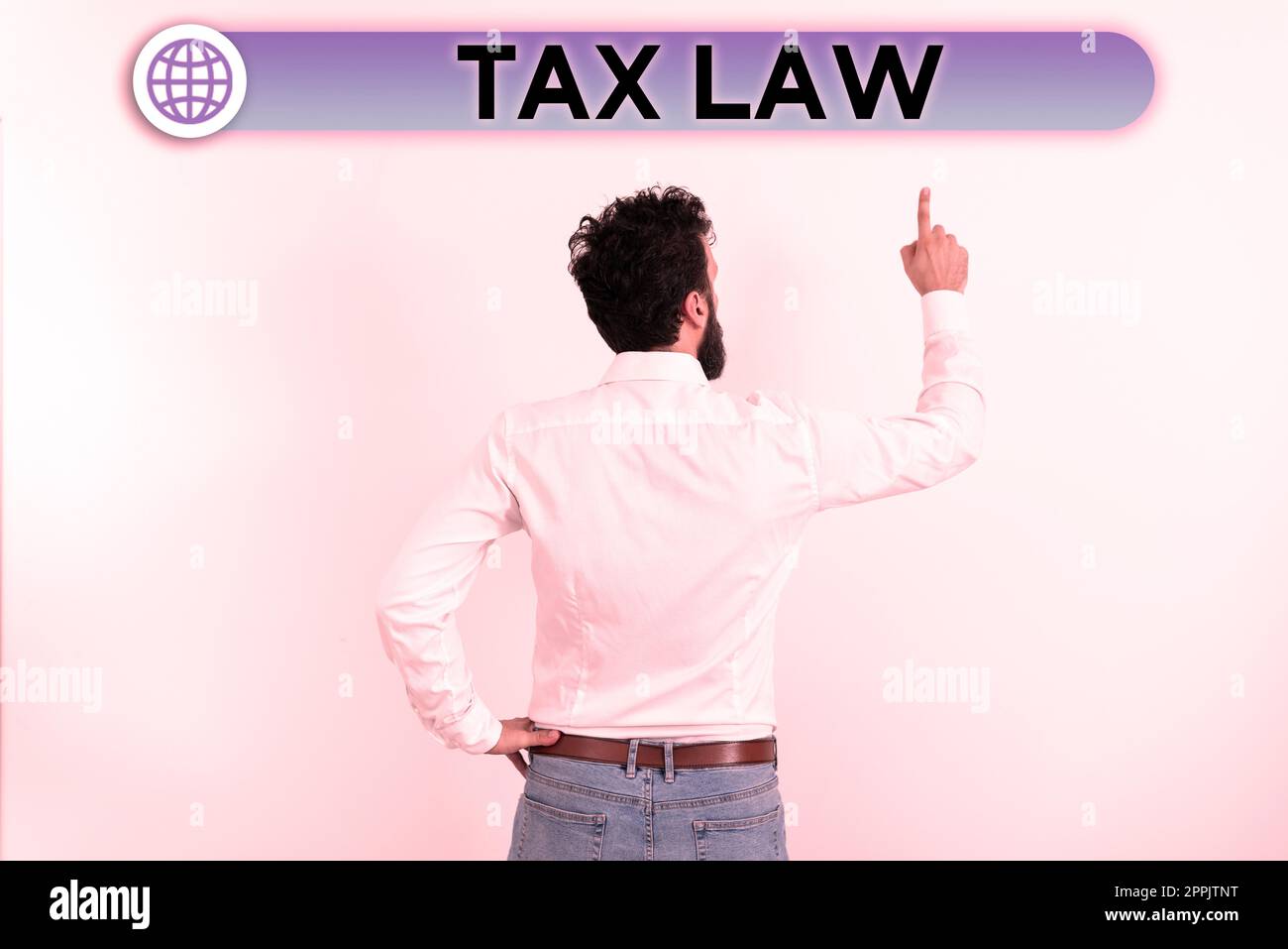 Text sign showing Tax Law. Business idea governmental assessment upon property value or transactions Stock Photo