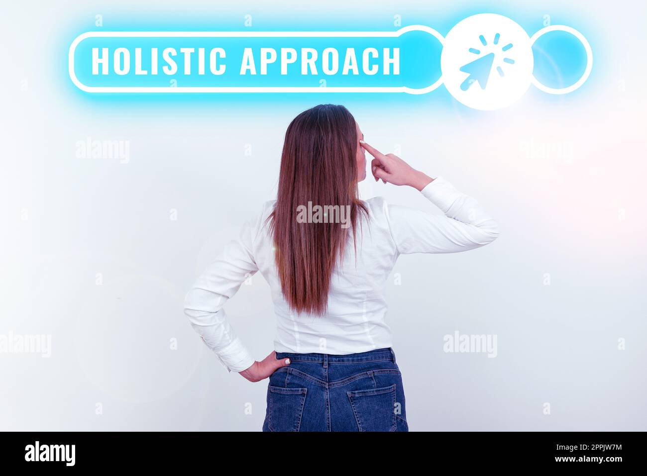 Text showing inspiration Holistic Approach. Business overview characterized belief that parts something intimately interconnected Stock Photo