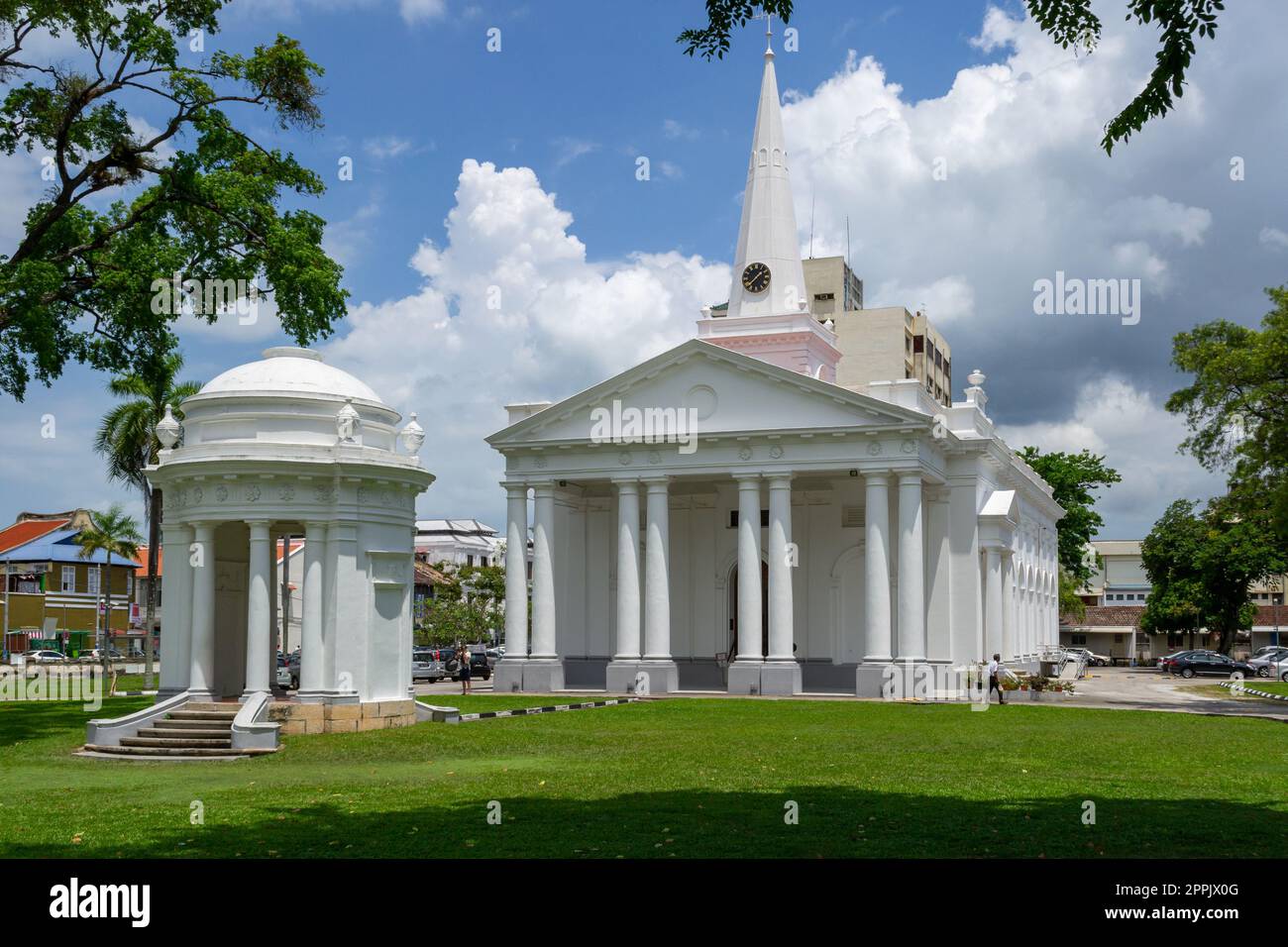 St. George's Anglican Church, Georgetown, Penang, Malaysia Stock Photo