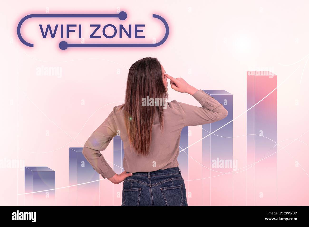 Conceptual display Wifi Zone. Word Written on provide wireless high-speed Internet and network connections Stock Photo