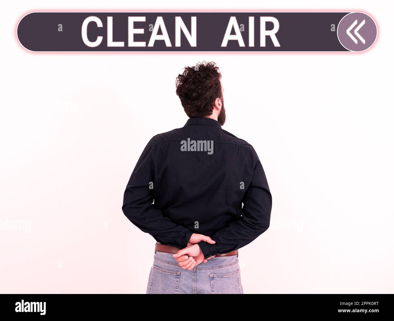 Conceptual caption Clean Air. Concept meaning air that has no harmful