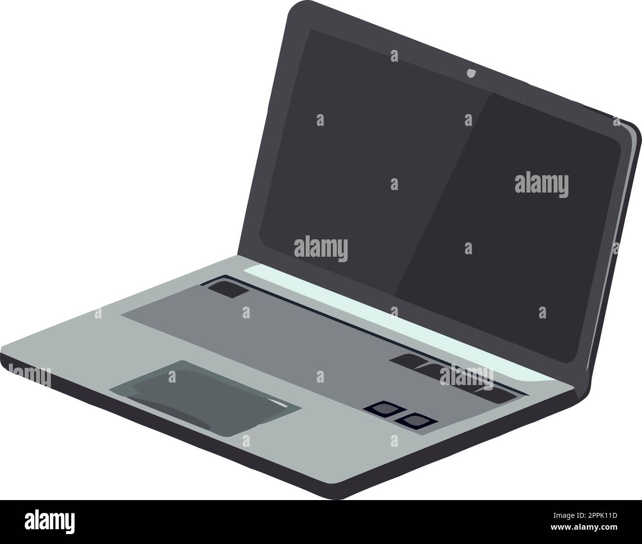 Modern gray laptop design Stock Vector Image & Art Alamy