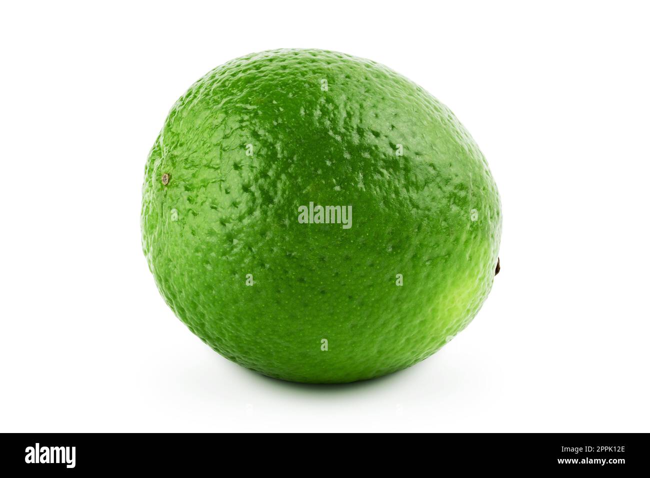 Lime isolated on white background. Stock Photo