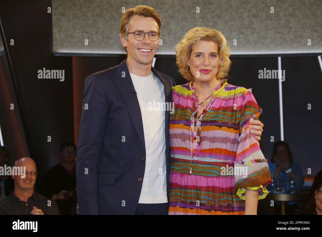 Elena Uhlig and Johannes Wimmer.,NDR Talkshow,Hamburg,11.11.2022 Stock Photo