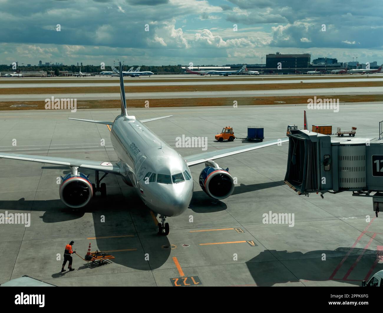 Aeroflot Russian Airlines plane Stock Photo Alamy