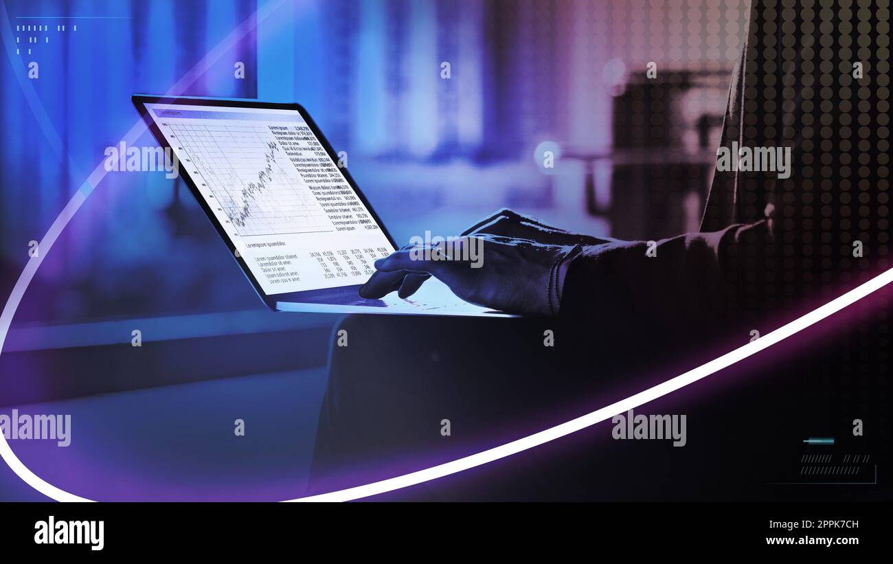 Businesswoman working on a weekly report Stock Photo