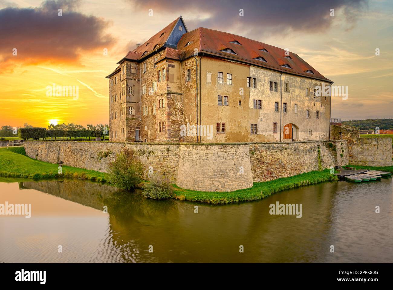 A view of the Heldrungen fortress Stock Photo Alamy