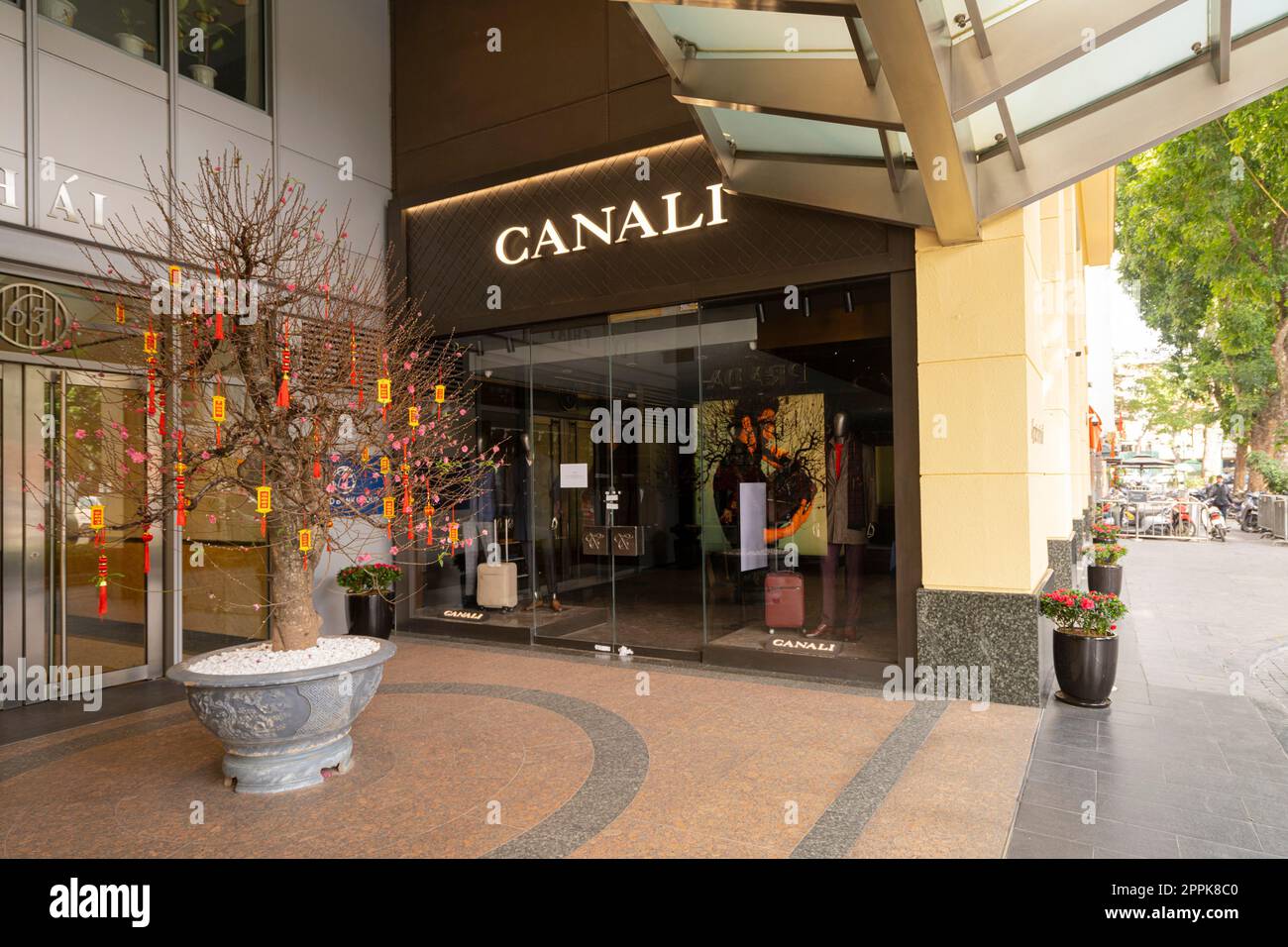 Casali brand store in Hanoi, Vietnam Stock Photo