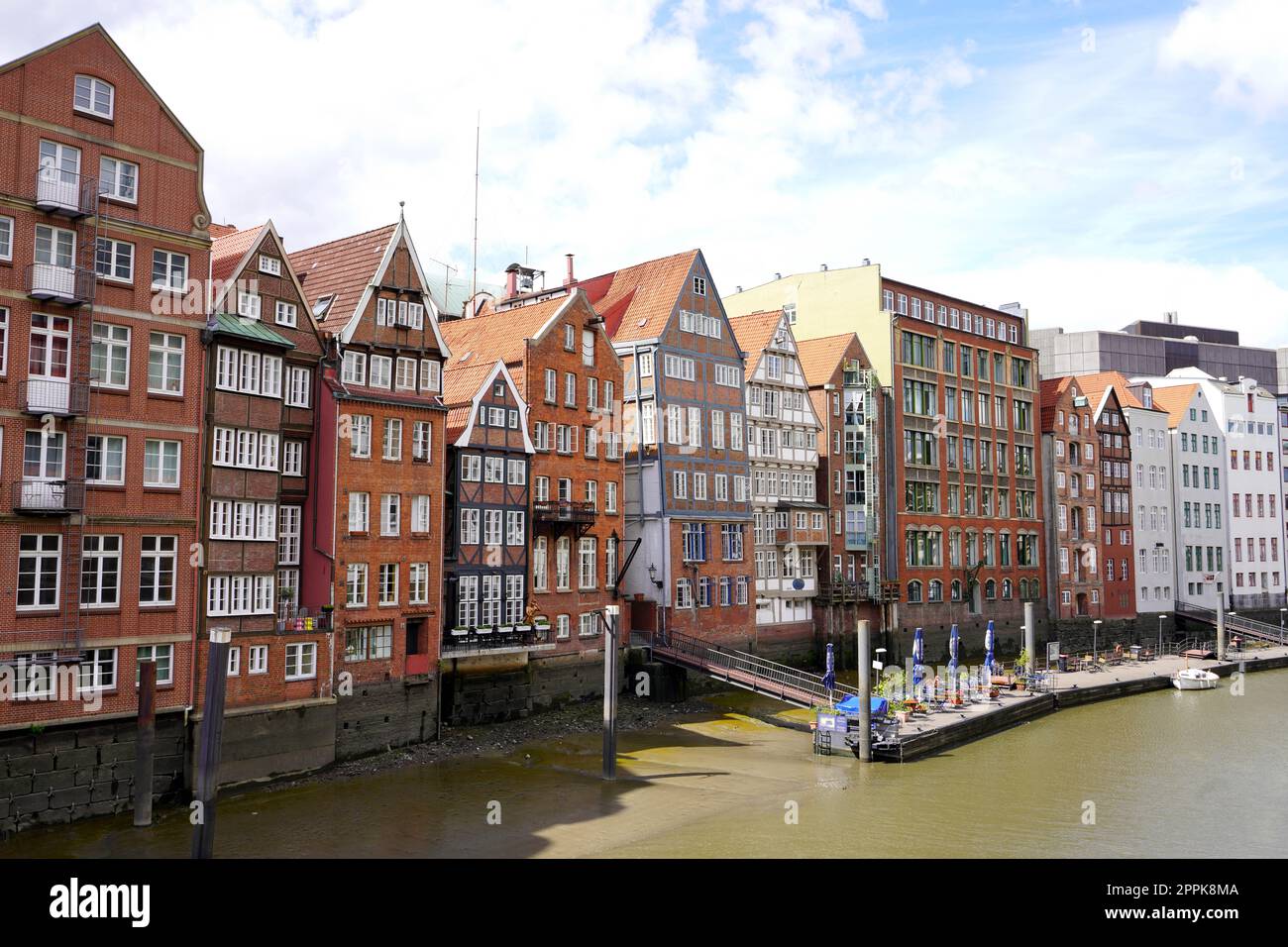Hamburg houses in Germany, North Europe Stock Photo Alamy