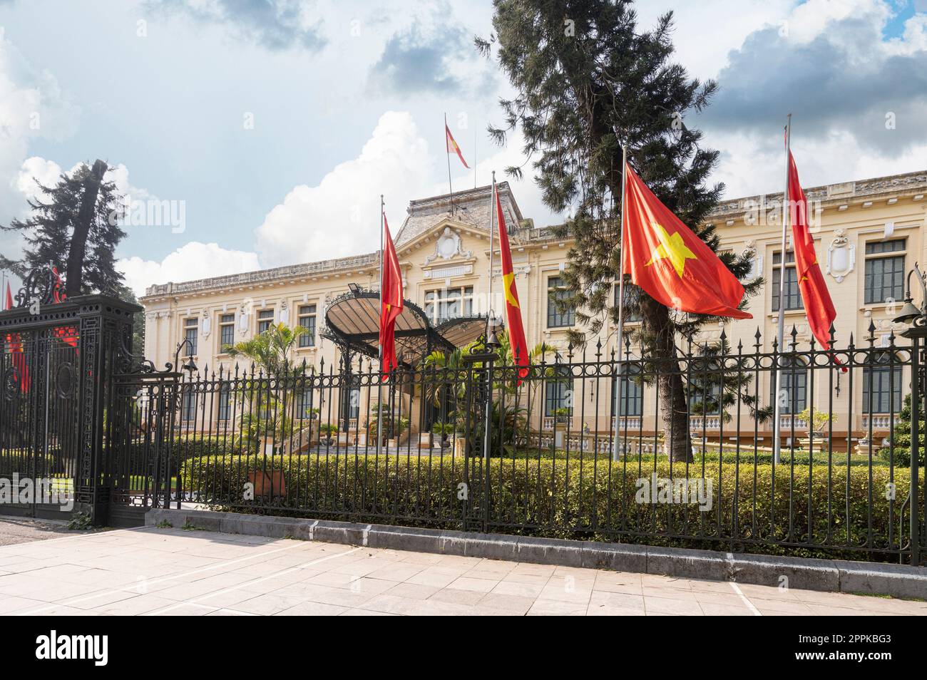 Government Guest House in Hanoi, Vietnam Stock Photo