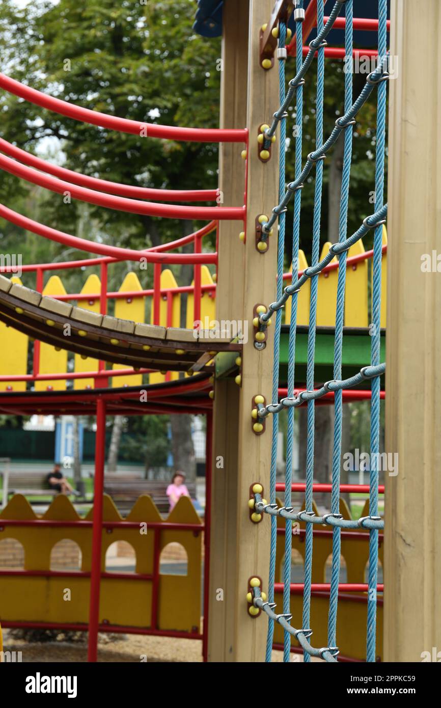 Rope park childrens outdoor hi-res stock photography and images - Alamy