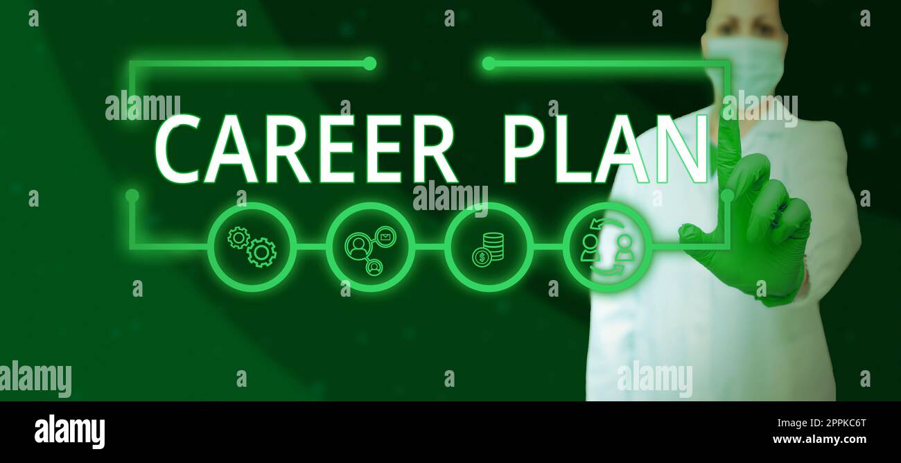 Inspiration showing sign Career Plan. Word for ongoing process where you Explore your interests and abilities Stock Photo