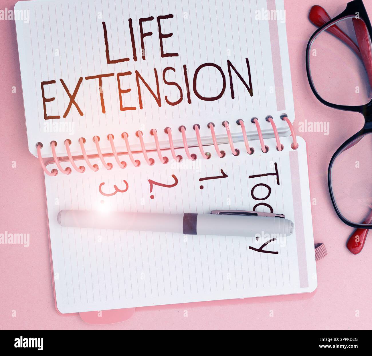 Text sign showing life extension internet concept able to continue