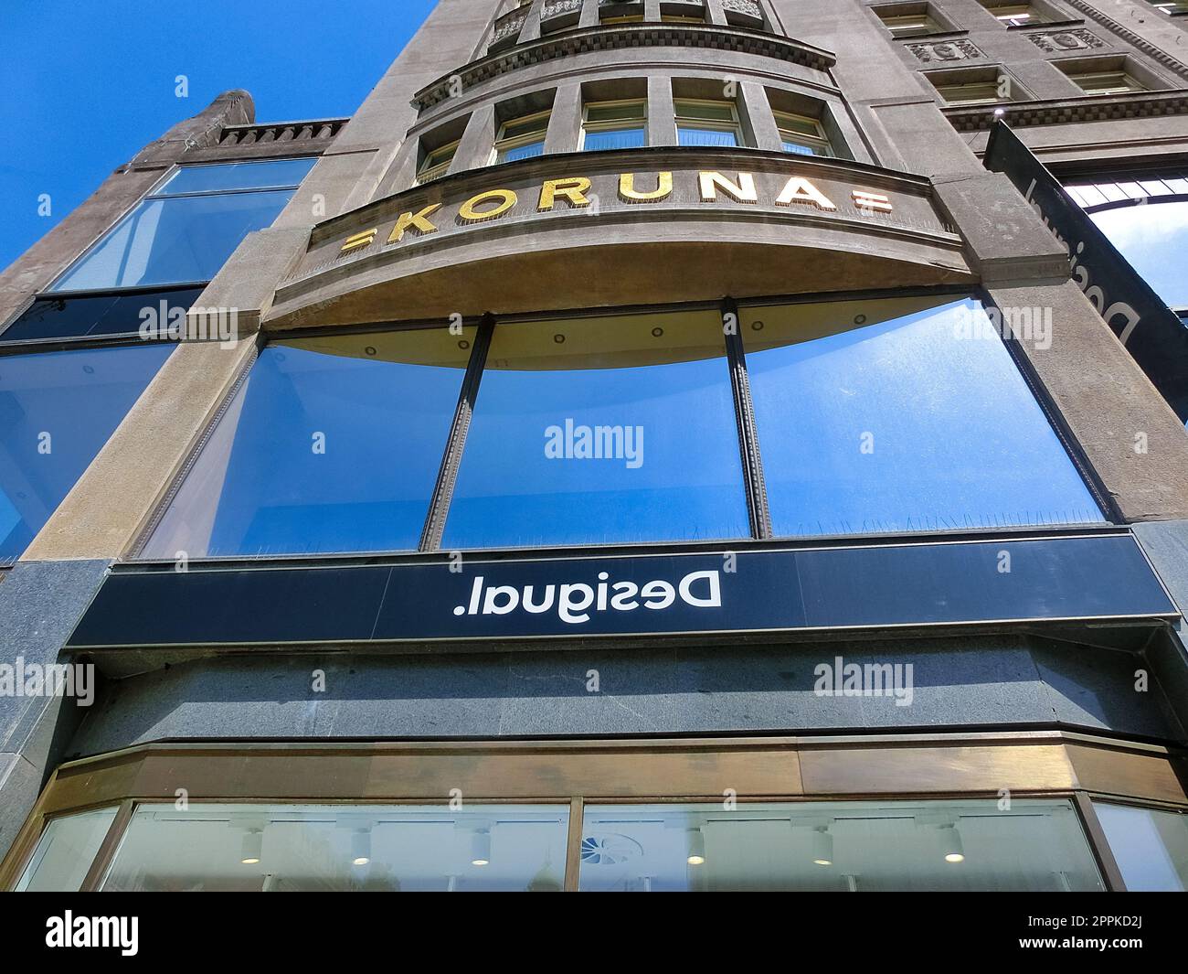 Desigual store in Prague, Czech republic Stock Photo