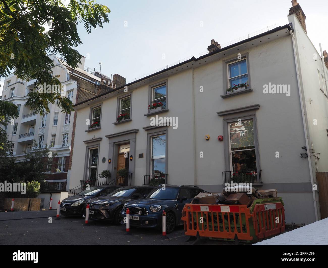 Abbey Road studios in London Stock Photo