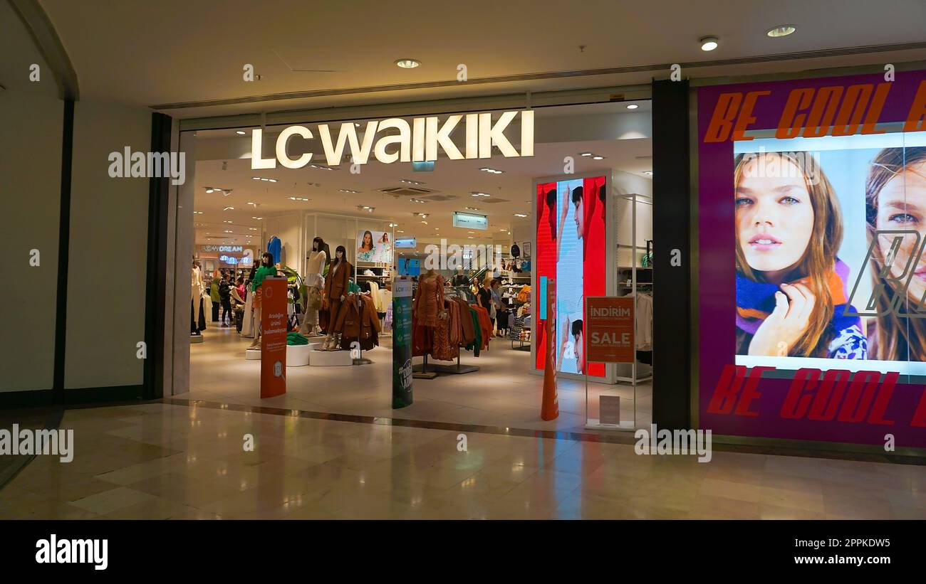 Istanbul, Turkey - September 15, 2022: LC Waikiki fashion and clothing store Stock Photo