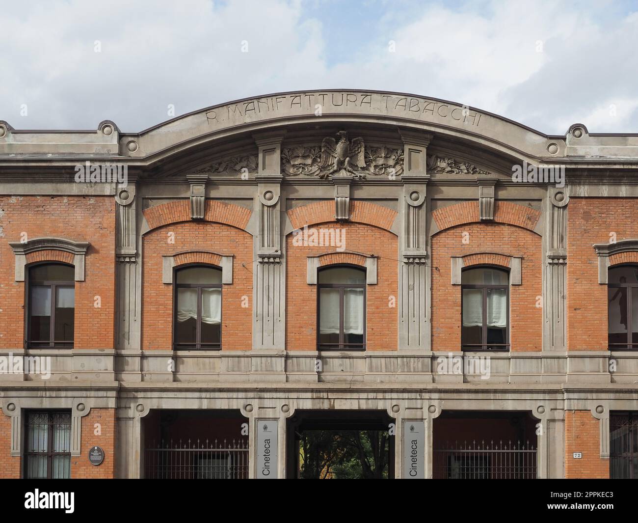 Former Manifattura Tabacchi now Cineteca Bologna in Bologna Stock Photo