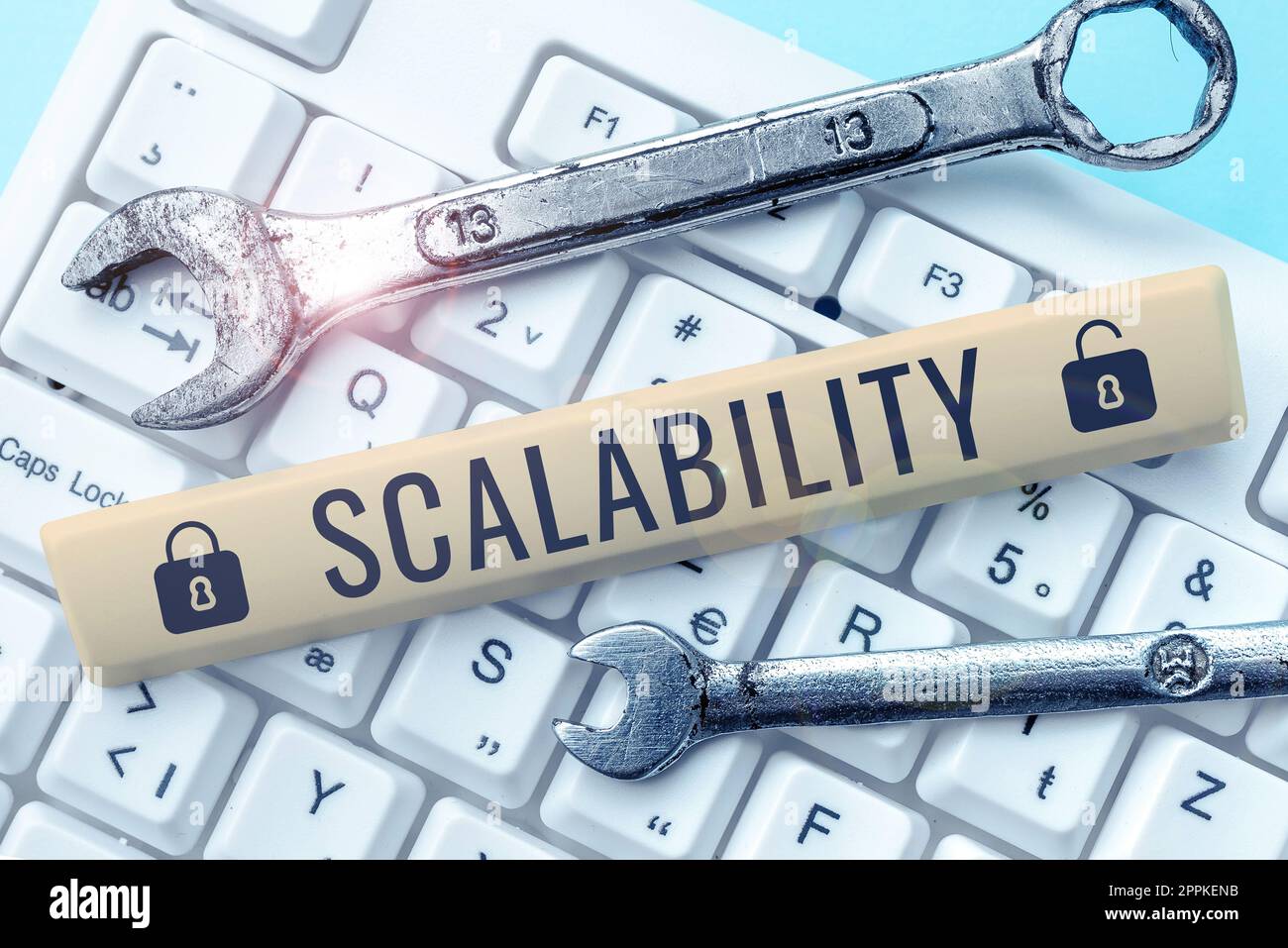 Writing displaying text Scalability. Conceptual photo capable of being easily expanded or upgraded on demand Stock Photo