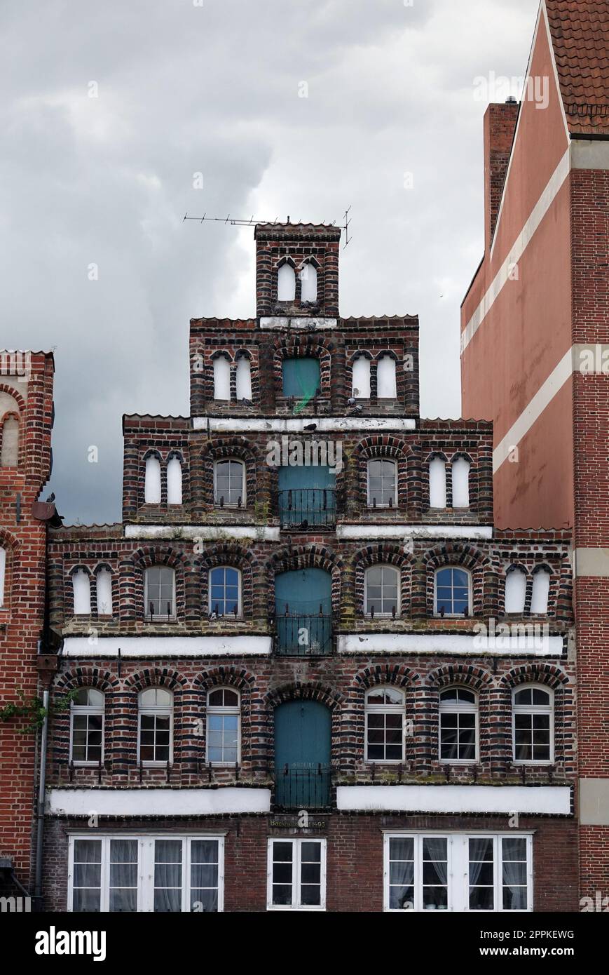 Haus in der Altstadt von Lueneburg Stock Photo