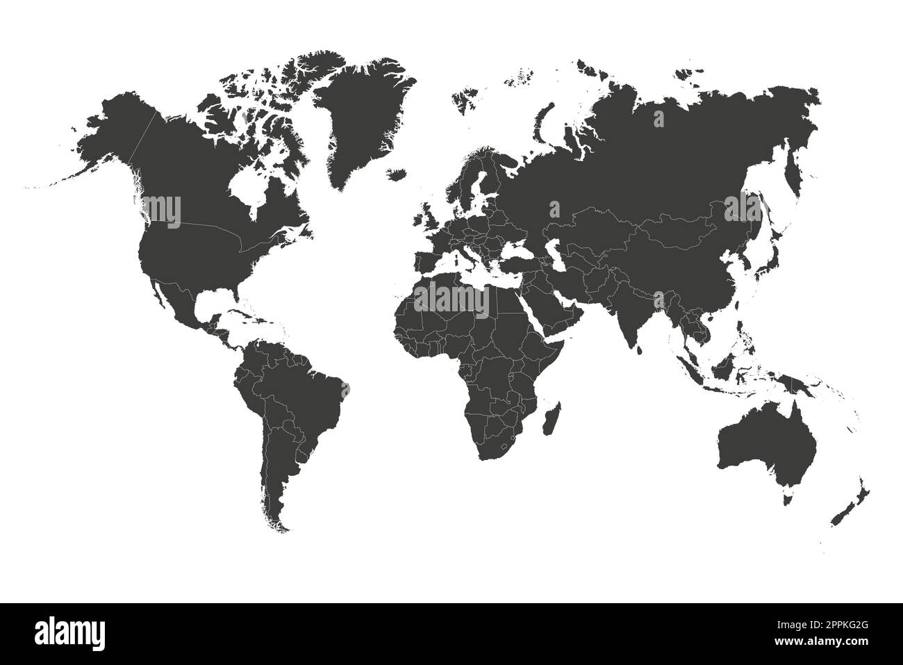 Asia map Black and White Stock Photos & Images - Alamy