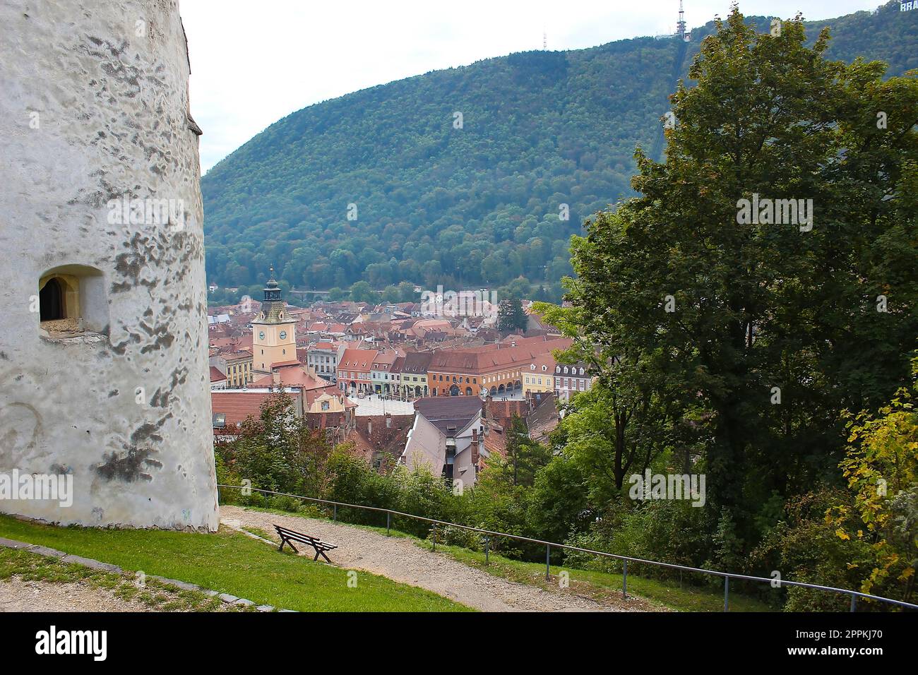 Brasov, Romania - White Tower in Brasov Stock Photo - Alamy
