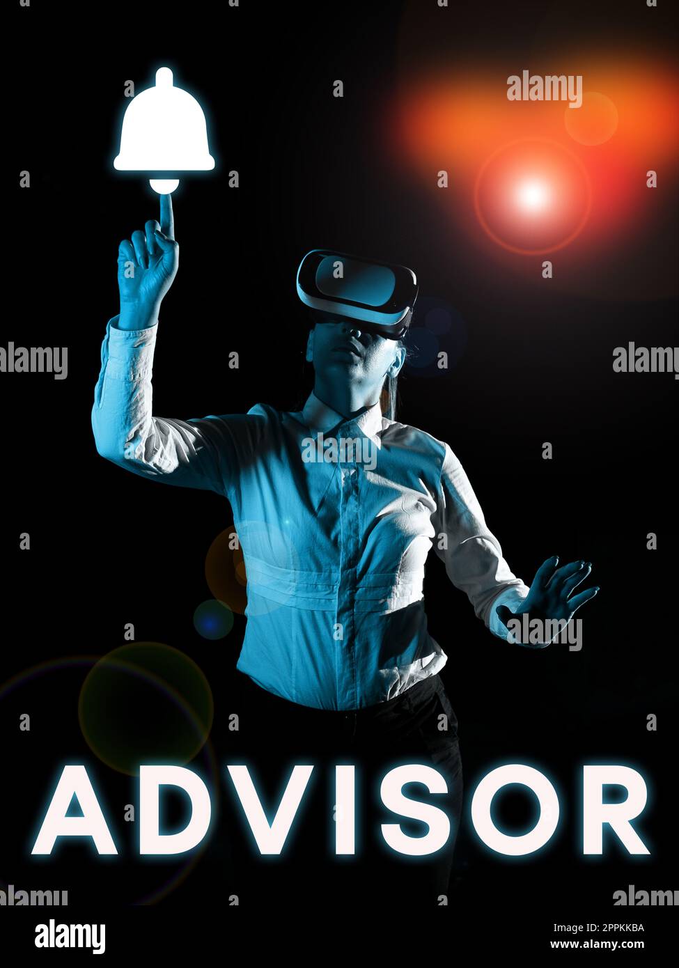 Conceptual display Advisor. Internet Concept Give advice recommendation assistance professional support Stock Photo