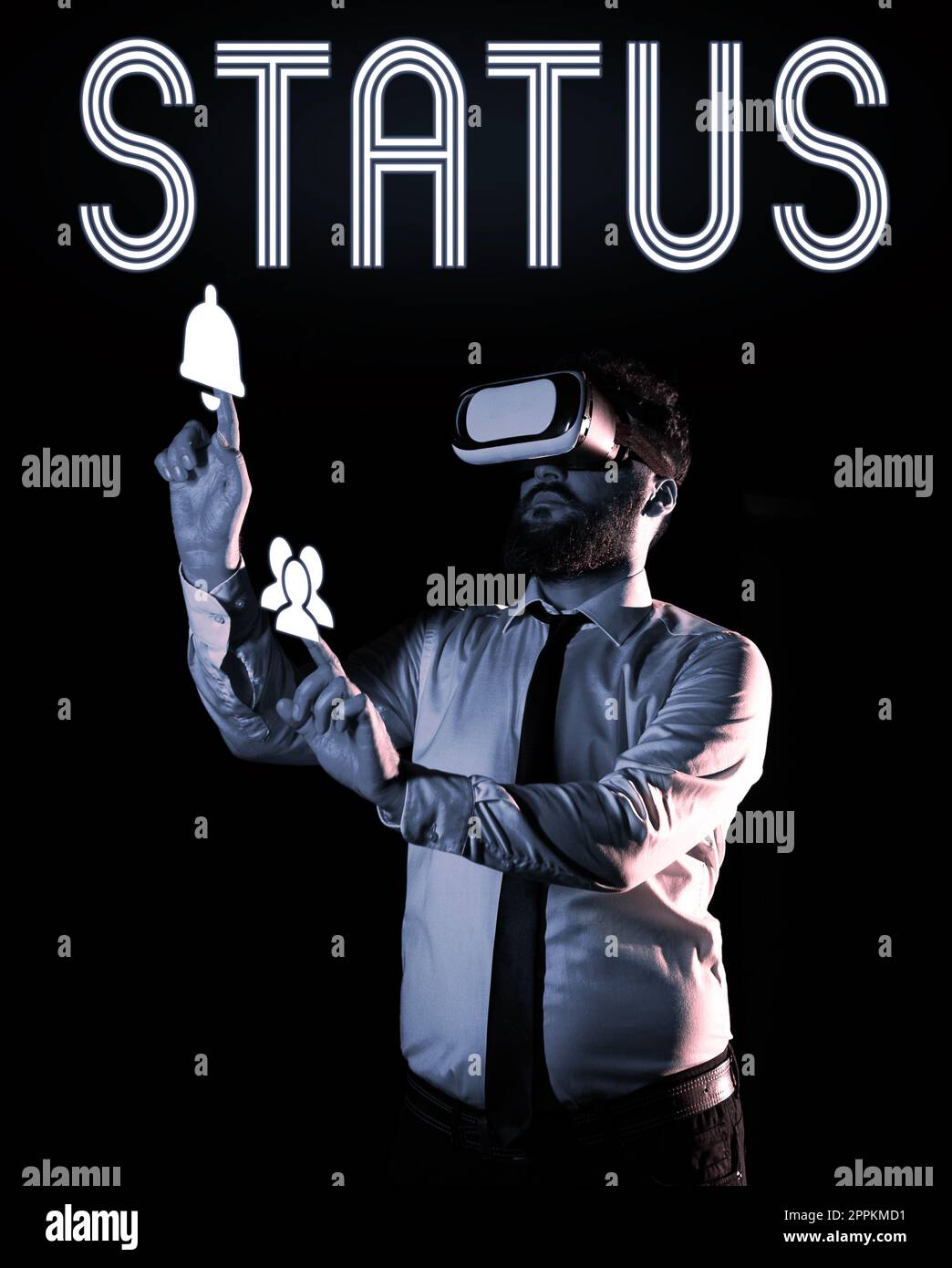 Writing displaying text Status. Conceptual photo situation at a ...