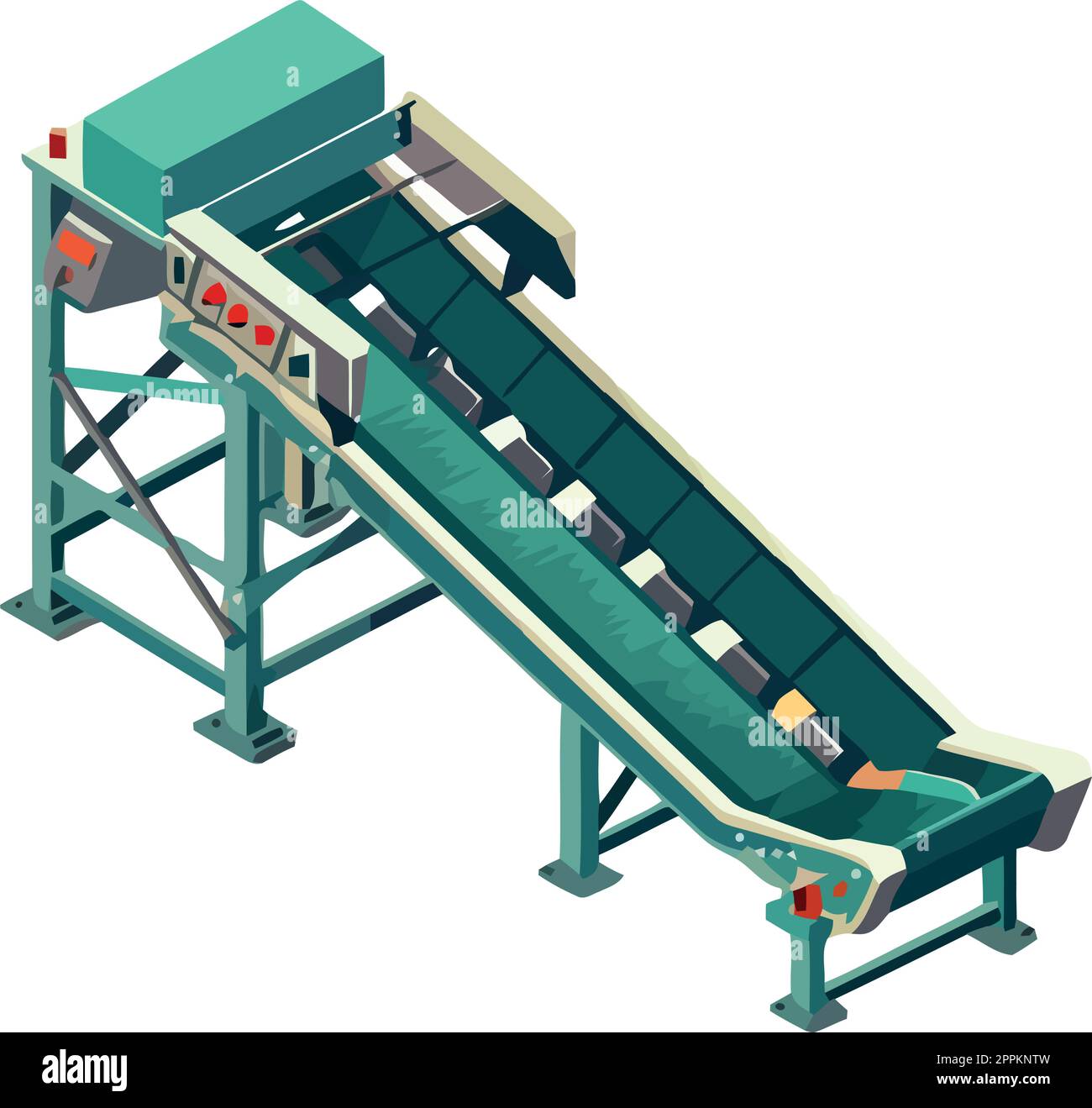 Steel machinery in a vector factory design Stock Vector Image & Art - Alamy